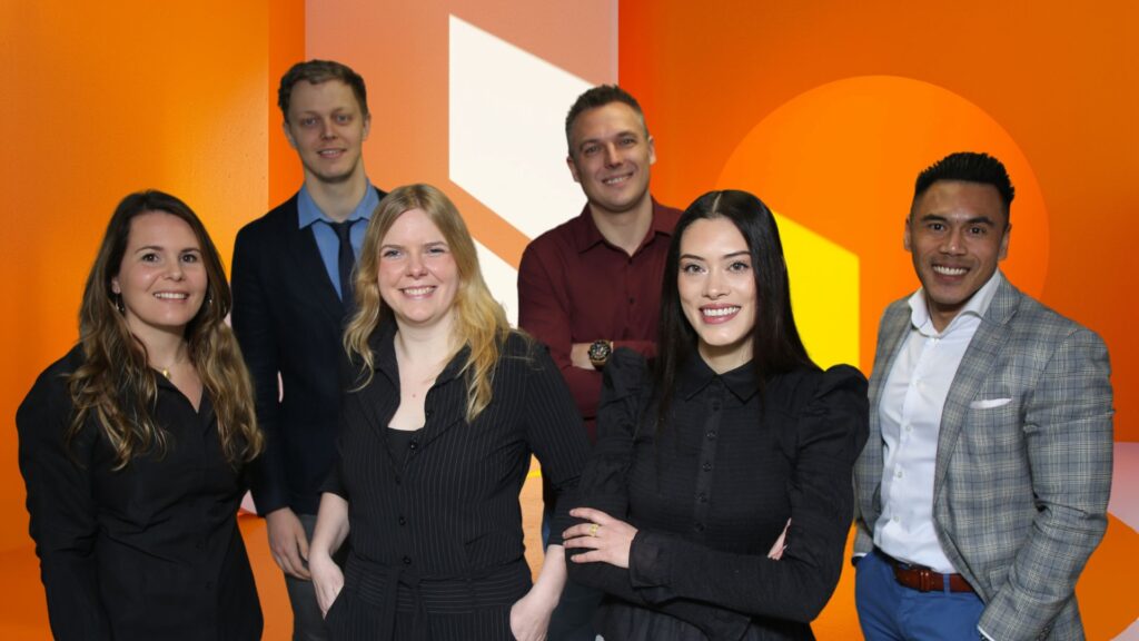 OG huidige team: Sales, marketing, branding